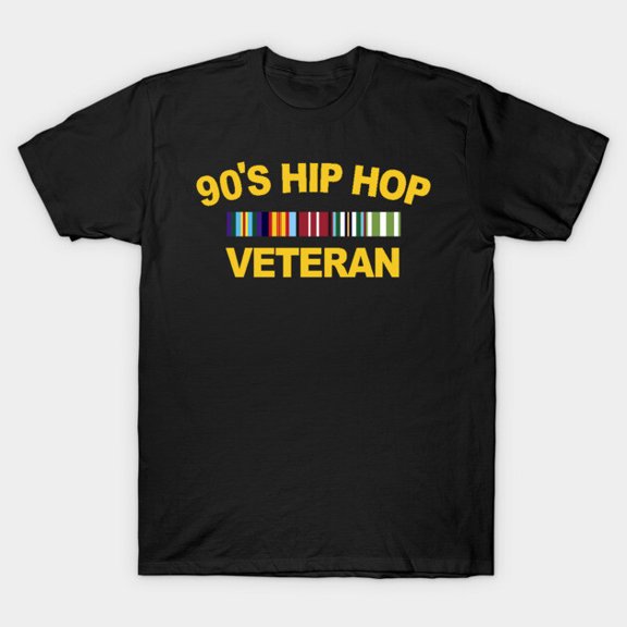 Funny 90's Hip Hop Veteran Old School Rap Music Lover Graphic G667 Unisex T-Shirt, Up to Size 5XL
