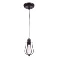 thumbnail image 5 of SYLVANIA Lowell Cage Vintage Black Fixture, Single Pendant Light, One Light, 5 of 8