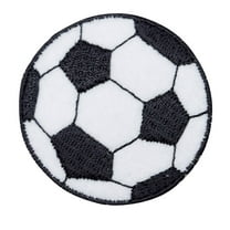 Large Soccer Ball - Iron on Applique/Embroidered Patch