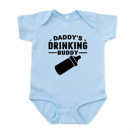 

CafePress - Daddys Drinking Buddy Body Suit - Baby Light Bodysuit Size Newborn - 24 Months