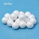 thumbnail image 2 of 40uds 3 Blanco Poliestireno Espuma Bolas Liso Redondo Sólido Bola para Artesanías, Arte, Bricolaje, Hogar, Fiesta Decoraciones, 2 of 6