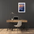 thumbnail image 3 of Kelley, David 11x14 White Modern Wood Framed Museum Art Print Titled - CA, Big Sur Coastal scene at sunset, 3 of 4