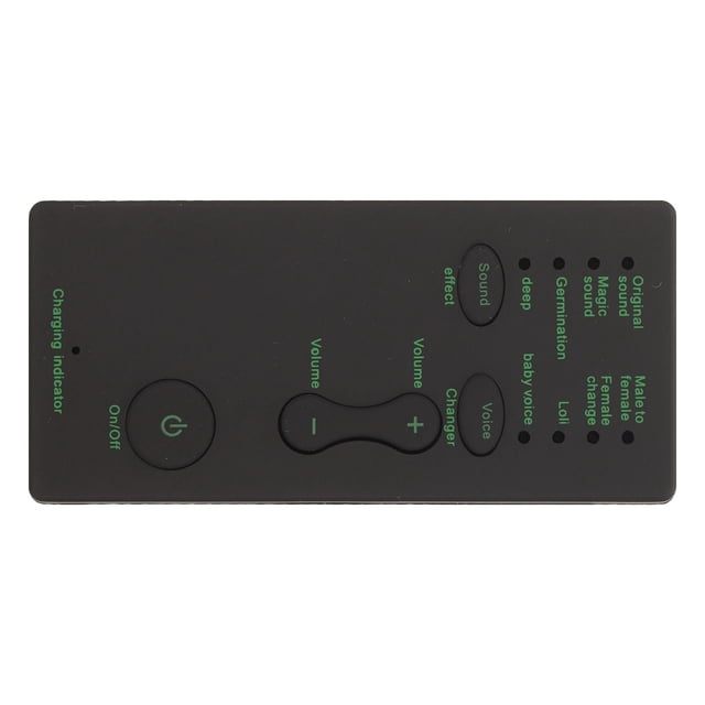 Cambiador de voz portátil ajustable DV5V 1A 7 efectos de sonido Mini dispositivo cambiador de voz negro para tabletas para PC ANGGREK Otros