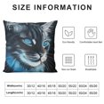 thumbnail image 5 of Orinice Cute Cat Graphic Decorative Throw Pillow Cover for Home Couch Living Room Sofa - High-Quality Pillowcase 1PC 12x12in, 5 of 5