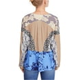 thumbnail image 3 of Free People Womens Aloha State of Mind Pullover Blouse, Multicoloured, X-Small, 3 of 4