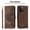 Brown, variant on Case for iPhone 14, Premium PU Leather Magnetic Flip Wallet Case with Card Holder Cash Slot Wrist Lanyard Kickstand Function Embossed Flower Pattern Shockproof Cover,Brown