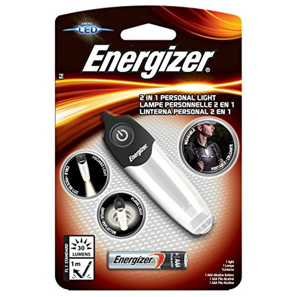Energizer LED 2 in 1 Personal Light, Black