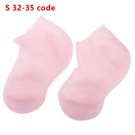 1 Pair Feet Care Socks Moisturizing Silicone Gel Socks Foot Skin Care Protectors Anti Cracking Spa Home Use