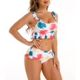 thumbnail image 4 of HEFEI , Bikini Imprimé Mode pour Femmes, Maillot de Bain Rehausseur, Ensemble de Plage, 4 of 4