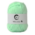 thumbnail image 1 of Fiudx Hilo Colorido para Tejer a Mano, Suave Algodón de Leche, Brillante y Lustroso, Fácil de Usar, Perfecto para Crochet, Manualidades, Bolsos, Sombreros, Bufandas, Rollo de 25 G, 65 M de Largo., 1 of 1