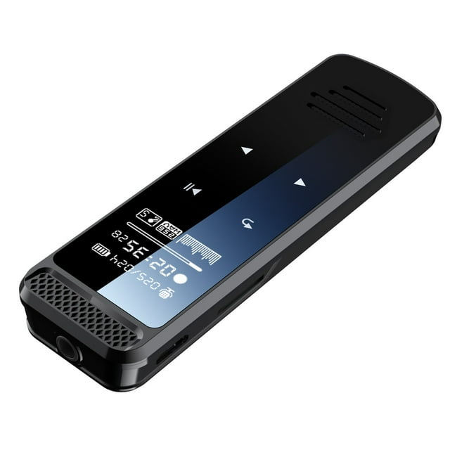 Enregistreur Audio Activé par la Voix Enregistreur Vocal Numérique avec Lecture Enregistreur pour Conférences Réunions Interviews Enregistreur Audio Usb Charge Mp3