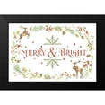 thumbnail image 2 of Audit, Lisa 18x13 Black Modern Framed Museum Art Print Titled - Merry And Bright 01, 2 of 5