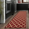 thumbnail image 1 of Ottomanson Ottohome Collection Non-Slip Rubberback Elegant Trellis Design Indoor Area Runner Rug, 1 of 7