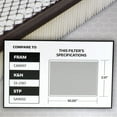 thumbnail image 3 of Super Tech Engine Air Filter 1255, Replacement Filter for Ford Fits select: 2001-2012 FORD ESCAPE, 2000-2007 FORD TAURUS, 3 of 8
