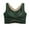 Green, variant on Bigersell Comfort Bra Trendy Women Fashion Side Buckle Yoga Underwear Waistcoat Seamless Together Everyday Bras Sport Bra Style F-1167 Gray L
