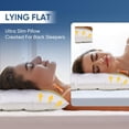 thumbnail image 2 of Almohada MINUPWELL Ultra Flat de 6,5 cm de alto, soporte 46 x 66 cm, 2 of 7