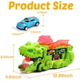 thumbnail image 5 of JoyStone 20-in-1 Dinosaur Transport Truck with Cars, City Hauler Vehicle Playset, Dino Toy Gift for Kids Ages 3+, 5 of 8