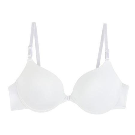 

Sonbest Fashion Bra Spring and Summer Seamless Sexy Front Button Closure Bra Push Up Underwear Buckle Female Small Chest Underwire Bra
