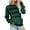 Green, variant on Busydd Sweatshirt for Women Trendy Striped Crewneck Sweatshirts Long Sleeve Fleece Fall Sweatshirt Loose Oversized Sweatshirt Pullover Tops with Pocket