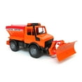 thumbnail image 2 of 1/16th Winter/Service Spreader Truck with Snow Blade by Bruder, 2 of 5