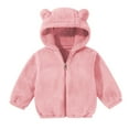 thumbnail image 6 of SILVERCELL 2-9T Girls Winter Warm Fleece Hooded Jacket Coat Toddler Girl Casual Leopard Pattern Zipper Coats Outwear, 6 of 8