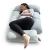eklo SleepNook Pregnancy Pillow - 3 Piece Full Body Maternity Pillow with Super Soft Jersey Cover
