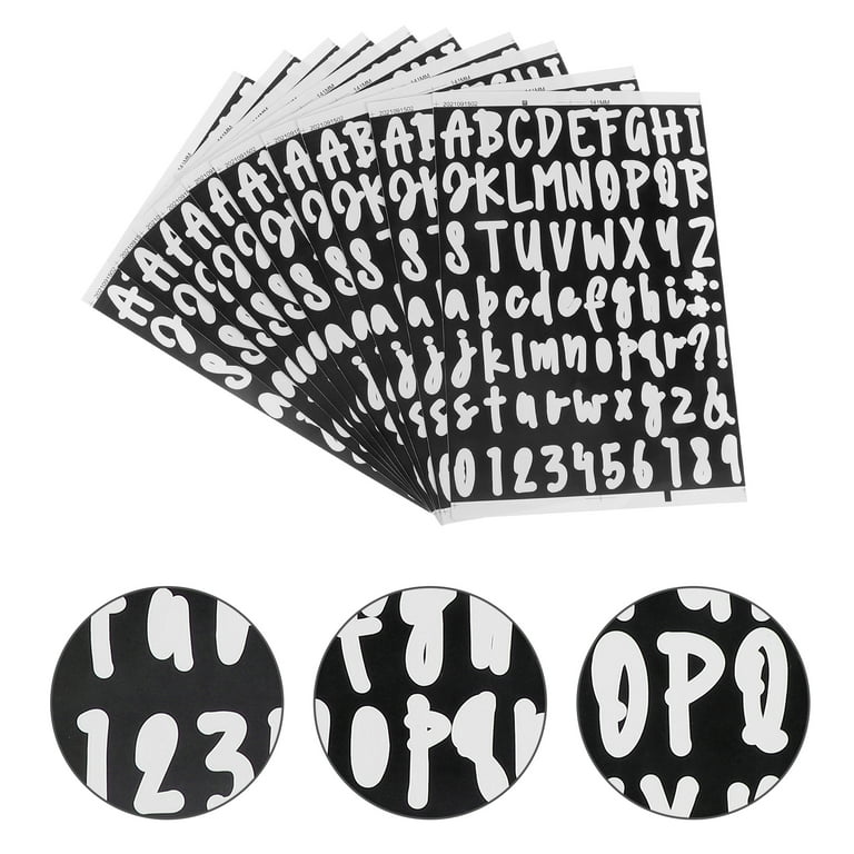 1560-Pieces Foam Letter Stickers for Crafts, 60 Sets of Self