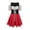 Red, variant on Womens Dirndl Dresses Cold Shoulder Oktoberfest Costumes Trendy Puff Sleeve Mini Dresses Corset Bodice Slim Fit Flowy Oktoberfest Outfits