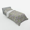 thumbnail image 3 of Ambesonne Flower Bedding Set 4 Pcs, Wild Berries Botanical, Queen, Purple Green White, 3 of 3