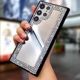 thumbnail image 5 of Compatible with Galaxy S23 Ultra Mirror Case Makeup Cute for Women Girls Bling Glitter Diamond Rhinestone Cover Luxury Fashion Protection Shockproof Case, 5 of 6
