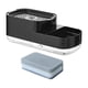 thumbnail image 4 of Dispensador de jabón para platos y soporte para esponja, contenedor de almacenamiento recargable multiusos Negro, 4 of 9