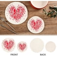 thumbnail image 3 of SKYSONIC Valentines Day Heart Pot Holders Trivets, 2 Pcs Heat Resistant Trivets,Red Romantic Cotton Thread Weave Mats for Hot Pads Pans Pot Bowl Teapot for Kitchen Decor, 3 of 7