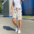 thumbnail image 6 of Sikiie Mushrooms And Butterflies Mens Pajama Shorts, Lightweight Lounge Pant with Pockets Soft Sleep Pj Shorts for MenMedium, 6 of 6