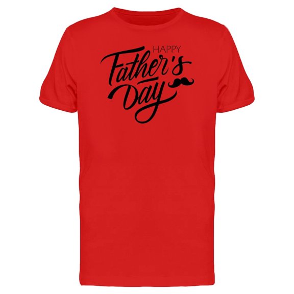 Fathers Day Cool Mustache Doodle Tee Men's -Image by Shutterstock