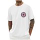 thumbnail image 1 of Tops para hombre, blusas y camisas de cuello redondo y manga corta para hombre, blusas casuales de cuello redondo con estampado de moda para hombre, blusas de cuello redondo y manga corta, camisas par, 1 of 5
