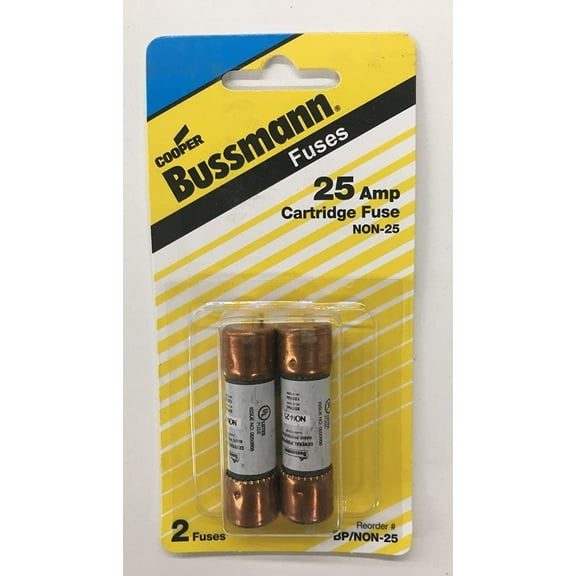 Cooper Bussmann Cartridge Fuse BP/NON-25 - 25 Amp Fast Acting - 1 Pack