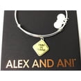 thumbnail image 3 of Alex and Ani Womens Baby on Board EWB Bangle Bracelet, Shiny Silver, Expandable, 3 of 5
