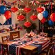 thumbnail image 5 of 6pcs Onions Shaped Hanging Ornaments Red White Blue Baubles Set For Independence Day 4th Of July Christmas Tree Holiday Party Home Decorative Supplies, 5 of 6