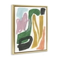 thumbnail image 3 of Stupell Industries Mid-Century Bright Contemporary Shapes Gold Floating Frame Canvas Art, 25 x 31, by June Erica Vess, 3 of 8