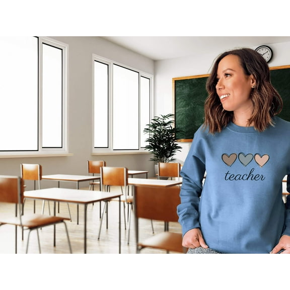 Boho Heart Teacher Sweatshirt
