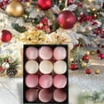 thumbnail image 6 of Velvet Christmas Ornaments Balls Set-Flocked Shatterproof Hanging Baubles for Xmas Tree Decorations,Neutral Textured Decorative Balls for Wreath Garland Mantel to Create a Festive Holiday Atmosphere, 6 of 7