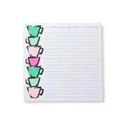 Zoomerang 'First I Drink The Coffee, Then I Do The Things' Oversized Notepad