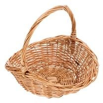 UNOMOR Light Brown Food Storage Basket Harvest Basket Light Brown Food Storage 1Pcs