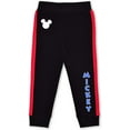 thumbnail image 6 of Mickey Mouse Boys 3 Piece Zip Up Hoodie Tee and Jogger Set, Toddler, 6 of 7