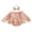 Pink, variant on Cjfdfy Newborn Baby Girls Fall Romper Clothes Solid Ruffled Long Sleeve Bubble Dress Bodysuit And Bow Headband Infant Cute Jumpsuit Fall Winter Outfit 0-18 Months