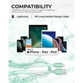 thumbnail image 6 of Liquipel Lightning Marble Cable - Mint, 6 of 8