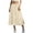Beige-1, variant on Aofany Flowy Skirts for Women High Waiste Skirt Midi Length Casual Tiered Skirts with Pockets