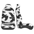 thumbnail image 2 of LAKIMCT Abstract Bird Car Seat Covers Vehicle Front Seat Covers Universal Fit Seat Protector, 2 of 9
