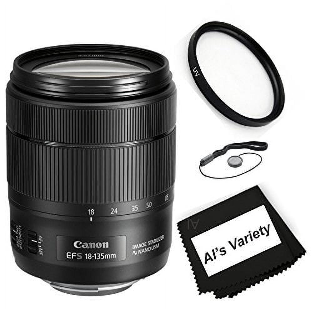Canon EF-S 18-135mm Wide Angle Lens with Zoom Adapter f/3.5