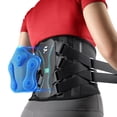 thumbnail image 1 of Fitomo Back Brace for Lower Back Pain Relief, Extra Lumbar Support Pillow, Lightweight Carbon Fiber Splints, Ultra-thin Mesh, Adjustable Fit, for Und, 1 of 6